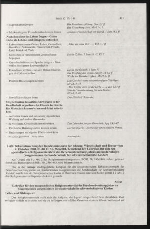 Verordnungsblatt für die Dienstbereiche der Bundesministerien für Unterricht und kulturelle Angelegenheiten bzw. Wissenschaft und Verkehr 20011201 Seite: 11