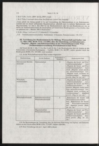 Verordnungsblatt für die Dienstbereiche der Bundesministerien für Unterricht und kulturelle Angelegenheiten bzw. Wissenschaft und Verkehr 20020501 Seite: 2