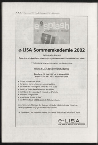 Verordnungsblatt für die Dienstbereiche der Bundesministerien für Unterricht und kulturelle Angelegenheiten bzw. Wissenschaft und Verkehr 20020501 Seite: 20