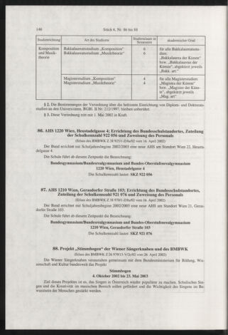 Verordnungsblatt für die Dienstbereiche der Bundesministerien für Unterricht und kulturelle Angelegenheiten bzw. Wissenschaft und Verkehr 20020601 Seite: 14