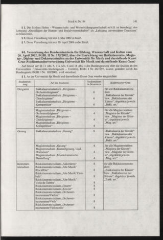 Verordnungsblatt für die Dienstbereiche der Bundesministerien für Unterricht und kulturelle Angelegenheiten bzw. Wissenschaft und Verkehr 20020601 Seite: 9