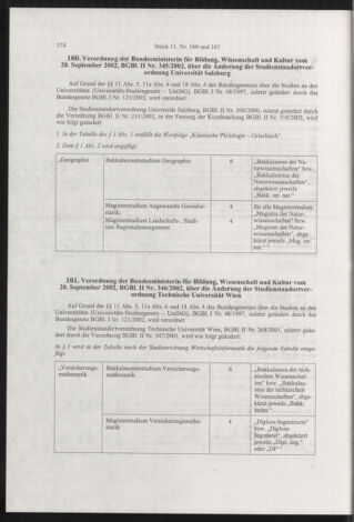 Verordnungsblatt für die Dienstbereiche der Bundesministerien für Unterricht und kulturelle Angelegenheiten bzw. Wissenschaft und Verkehr 20021101 Seite: 2