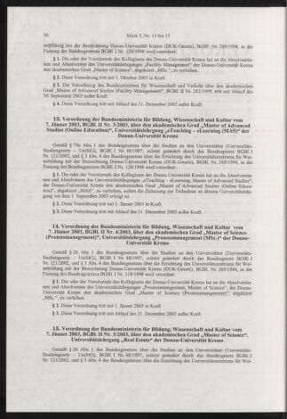 Verordnungsblatt für die Dienstbereiche der Bundesministerien für Unterricht und kulturelle Angelegenheiten bzw. Wissenschaft und Verkehr 20030301 Seite: 2