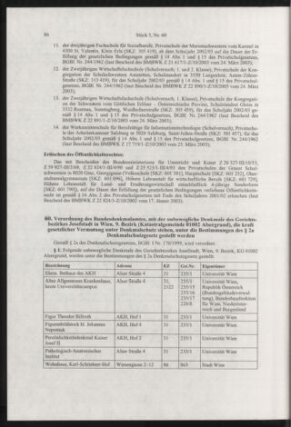 Verordnungsblatt für die Dienstbereiche der Bundesministerien für Unterricht und kulturelle Angelegenheiten bzw. Wissenschaft und Verkehr 20030501 Seite: 10