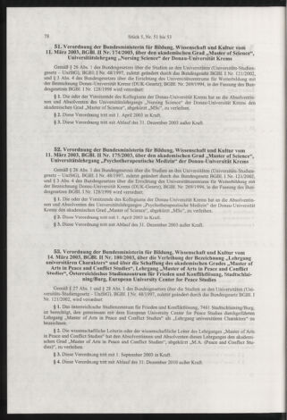 Verordnungsblatt für die Dienstbereiche der Bundesministerien für Unterricht und kulturelle Angelegenheiten bzw. Wissenschaft und Verkehr 20030501 Seite: 2