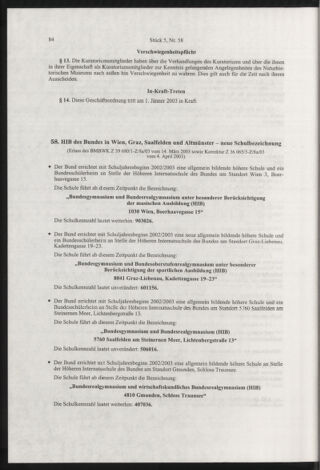 Verordnungsblatt für die Dienstbereiche der Bundesministerien für Unterricht und kulturelle Angelegenheiten bzw. Wissenschaft und Verkehr 20030501 Seite: 8