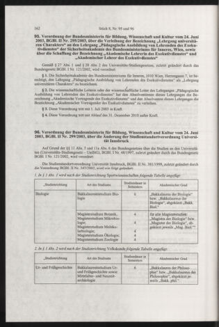 Verordnungsblatt für die Dienstbereiche der Bundesministerien für Unterricht und kulturelle Angelegenheiten bzw. Wissenschaft und Verkehr 20030801 Seite: 10