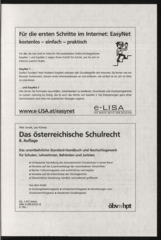 Verordnungsblatt für die Dienstbereiche der Bundesministerien für Unterricht und kulturelle Angelegenheiten bzw. Wissenschaft und Verkehr 20030801 Seite: 31