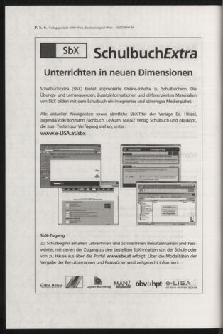 Verordnungsblatt für die Dienstbereiche der Bundesministerien für Unterricht und kulturelle Angelegenheiten bzw. Wissenschaft und Verkehr 20030801 Seite: 32