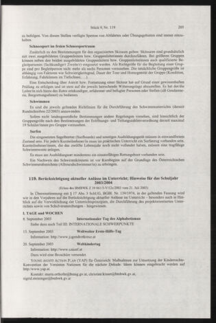 Verordnungsblatt für die Dienstbereiche der Bundesministerien für Unterricht und kulturelle Angelegenheiten bzw. Wissenschaft und Verkehr 20030901 Seite: 21