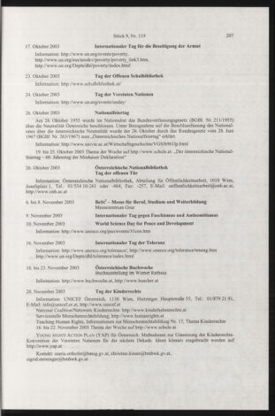 Verordnungsblatt für die Dienstbereiche der Bundesministerien für Unterricht und kulturelle Angelegenheiten bzw. Wissenschaft und Verkehr 20030901 Seite: 23