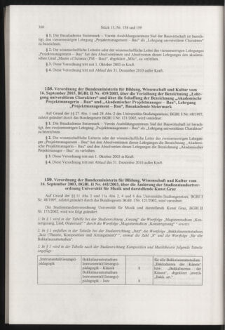 Verordnungsblatt für die Dienstbereiche der Bundesministerien für Unterricht und kulturelle Angelegenheiten bzw. Wissenschaft und Verkehr 20031101 Seite: 16