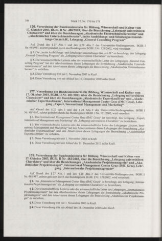 Verordnungsblatt für die Dienstbereiche der Bundesministerien für Unterricht und kulturelle Angelegenheiten bzw. Wissenschaft und Verkehr 20031201 Seite: 4