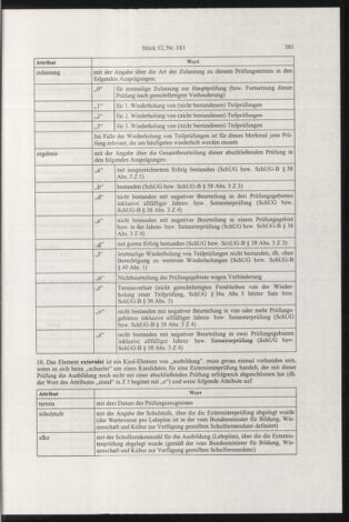 Verordnungsblatt für die Dienstbereiche der Bundesministerien für Unterricht und kulturelle Angelegenheiten bzw. Wissenschaft und Verkehr 20031201 Seite: 43