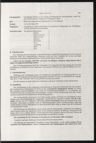 Verordnungsblatt für die Dienstbereiche der Bundesministerien für Unterricht und kulturelle Angelegenheiten bzw. Wissenschaft und Verkehr 20031201 Seite: 51