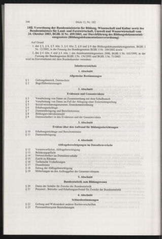 Verordnungsblatt für die Dienstbereiche der Bundesministerien für Unterricht und kulturelle Angelegenheiten bzw. Wissenschaft und Verkehr 20031201 Seite: 6