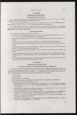 Verordnungsblatt für die Dienstbereiche der Bundesministerien für Unterricht und kulturelle Angelegenheiten bzw. Wissenschaft und Verkehr 20031201 Seite: 7