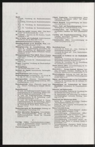 Verordnungsblatt für die Dienstbereiche der Bundesministerien für Unterricht und kulturelle Angelegenheiten bzw. Wissenschaft und Verkehr 20040101 Seite: 18