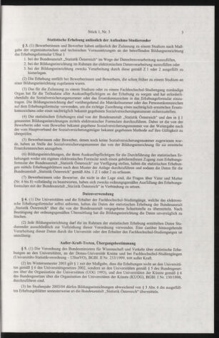 Verordnungsblatt für die Dienstbereiche der Bundesministerien für Unterricht und kulturelle Angelegenheiten bzw. Wissenschaft und Verkehr 20040101 Seite: 35