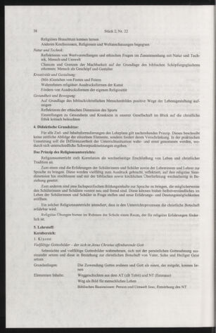 Verordnungsblatt für die Dienstbereiche der Bundesministerien für Unterricht und kulturelle Angelegenheiten bzw. Wissenschaft und Verkehr 20040201 Seite: 22