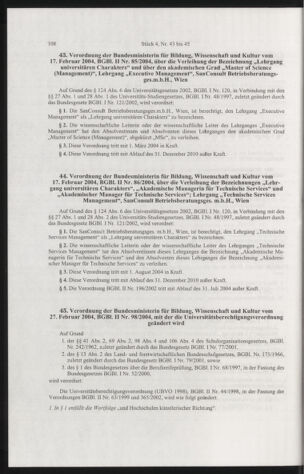 Verordnungsblatt für die Dienstbereiche der Bundesministerien für Unterricht und kulturelle Angelegenheiten bzw. Wissenschaft und Verkehr 20040401 Seite: 4