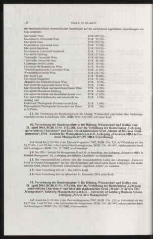 Verordnungsblatt für die Dienstbereiche der Bundesministerien für Unterricht und kulturelle Angelegenheiten bzw. Wissenschaft und Verkehr 20040601 Seite: 10