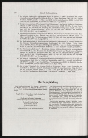 Verordnungsblatt für die Dienstbereiche der Bundesministerien für Unterricht und kulturelle Angelegenheiten bzw. Wissenschaft und Verkehr 20040601 Seite: 12