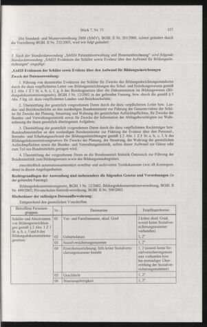 Verordnungsblatt für die Dienstbereiche der Bundesministerien für Unterricht und kulturelle Angelegenheiten bzw. Wissenschaft und Verkehr 20040701 Seite: 5