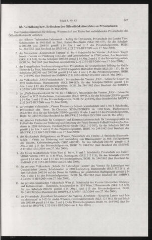 Verordnungsblatt für die Dienstbereiche der Bundesministerien für Unterricht und kulturelle Angelegenheiten bzw. Wissenschaft und Verkehr 20040801 Seite: 17