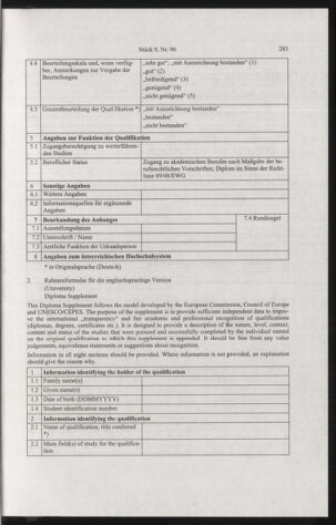 Verordnungsblatt für die Dienstbereiche der Bundesministerien für Unterricht und kulturelle Angelegenheiten bzw. Wissenschaft und Verkehr 20040901 Seite: 43