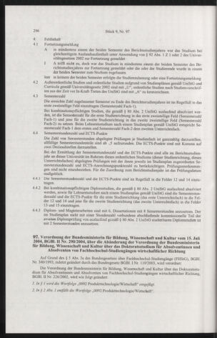 Verordnungsblatt für die Dienstbereiche der Bundesministerien für Unterricht und kulturelle Angelegenheiten bzw. Wissenschaft und Verkehr 20040901 Seite: 56