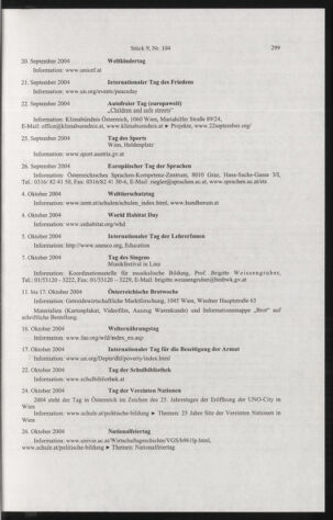 Verordnungsblatt für die Dienstbereiche der Bundesministerien für Unterricht und kulturelle Angelegenheiten bzw. Wissenschaft und Verkehr 20040901 Seite: 59