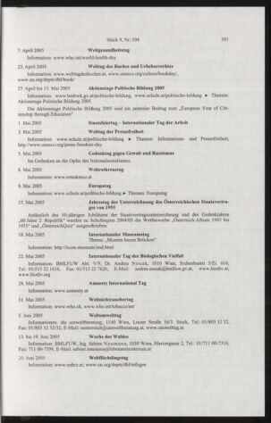 Verordnungsblatt für die Dienstbereiche der Bundesministerien für Unterricht und kulturelle Angelegenheiten bzw. Wissenschaft und Verkehr 20040901 Seite: 61