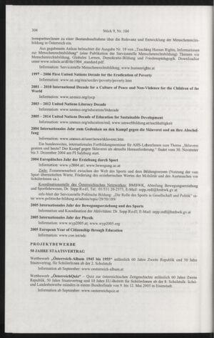 Verordnungsblatt für die Dienstbereiche der Bundesministerien für Unterricht und kulturelle Angelegenheiten bzw. Wissenschaft und Verkehr 20040901 Seite: 64