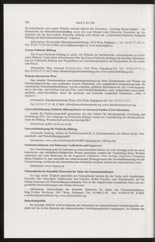 Verordnungsblatt für die Dienstbereiche der Bundesministerien für Unterricht und kulturelle Angelegenheiten bzw. Wissenschaft und Verkehr 20040901 Seite: 68