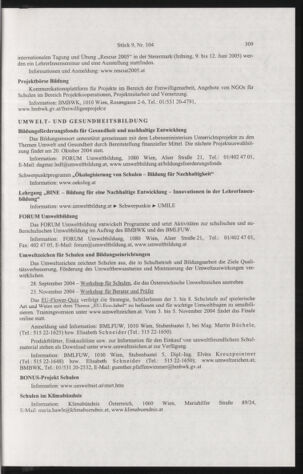 Verordnungsblatt für die Dienstbereiche der Bundesministerien für Unterricht und kulturelle Angelegenheiten bzw. Wissenschaft und Verkehr 20040901 Seite: 69