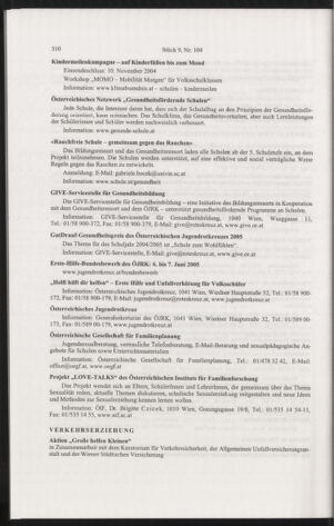 Verordnungsblatt für die Dienstbereiche der Bundesministerien für Unterricht und kulturelle Angelegenheiten bzw. Wissenschaft und Verkehr 20040901 Seite: 70