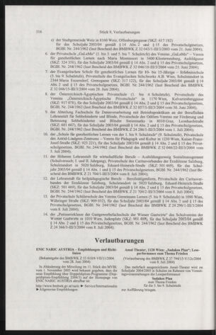 Verordnungsblatt für die Dienstbereiche der Bundesministerien für Unterricht und kulturelle Angelegenheiten bzw. Wissenschaft und Verkehr 20040901 Seite: 76