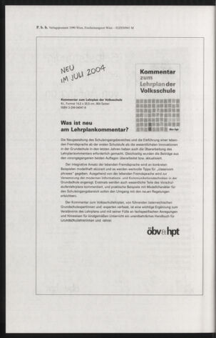 Verordnungsblatt für die Dienstbereiche der Bundesministerien für Unterricht und kulturelle Angelegenheiten bzw. Wissenschaft und Verkehr 20040901 Seite: 84