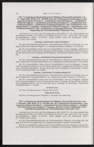 Verordnungsblatt für die Dienstbereiche der Bundesministerien für Unterricht und kulturelle Angelegenheiten bzw. Wissenschaft und Verkehr 20041101 Seite: 2