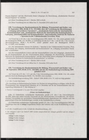 Verordnungsblatt für die Dienstbereiche der Bundesministerien für Unterricht und kulturelle Angelegenheiten bzw. Wissenschaft und Verkehr 20041101 Seite: 3