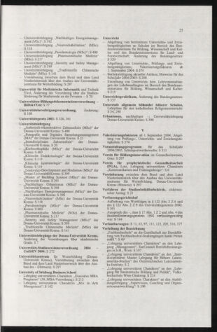 Verordnungsblatt für die Dienstbereiche der Bundesministerien für Unterricht und kulturelle Angelegenheiten bzw. Wissenschaft und Verkehr 20050101 Seite: 29