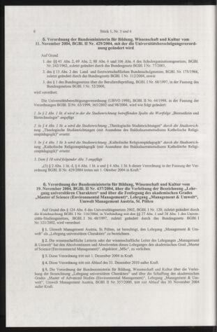 Verordnungsblatt für die Dienstbereiche der Bundesministerien für Unterricht und kulturelle Angelegenheiten bzw. Wissenschaft und Verkehr 20050101 Seite: 34