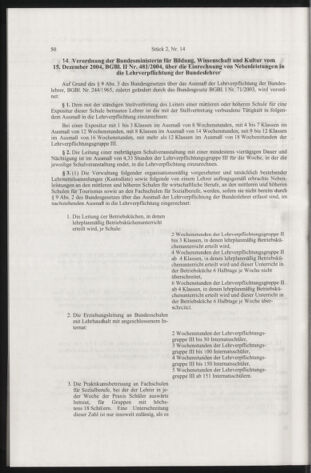 Verordnungsblatt für die Dienstbereiche der Bundesministerien für Unterricht und kulturelle Angelegenheiten bzw. Wissenschaft und Verkehr 20050201 Seite: 2