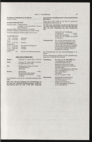 Verordnungsblatt für die Dienstbereiche der Bundesministerien für Unterricht und kulturelle Angelegenheiten bzw. Wissenschaft und Verkehr 20050301 Seite: 19