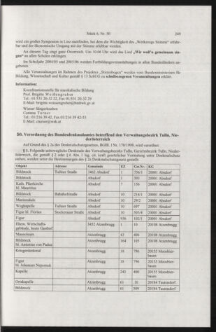 Verordnungsblatt für die Dienstbereiche der Bundesministerien für Unterricht und kulturelle Angelegenheiten bzw. Wissenschaft und Verkehr 20050601 Seite: 45