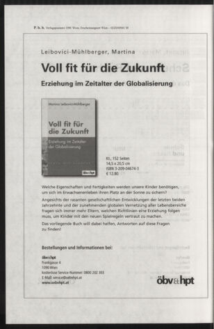 Verordnungsblatt für die Dienstbereiche der Bundesministerien für Unterricht und kulturelle Angelegenheiten bzw. Wissenschaft und Verkehr 20050701 Seite: 20