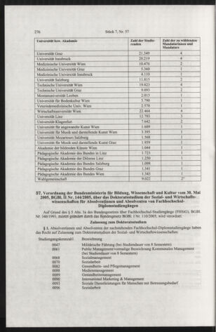 Verordnungsblatt für die Dienstbereiche der Bundesministerien für Unterricht und kulturelle Angelegenheiten bzw. Wissenschaft und Verkehr 20050701 Seite: 4