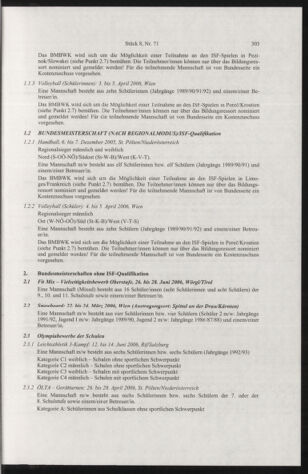 Verordnungsblatt für die Dienstbereiche der Bundesministerien für Unterricht und kulturelle Angelegenheiten bzw. Wissenschaft und Verkehr 20050801 Seite: 11