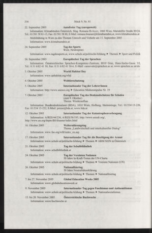 Verordnungsblatt für die Dienstbereiche der Bundesministerien für Unterricht und kulturelle Angelegenheiten bzw. Wissenschaft und Verkehr 20050901 Seite: 10